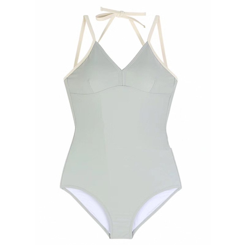 Ny Bikini Sexig Slim Svart Ny One-piece Baddräkt Dam