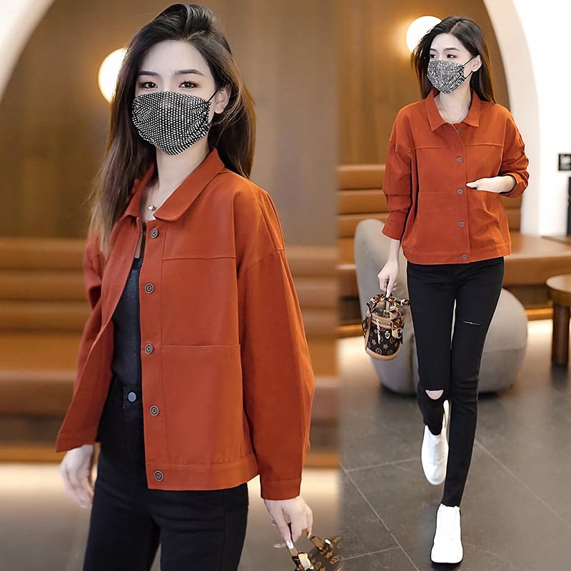 2024 Mode Casual Workwear Dam Kort Jacka Lapel Cardigan