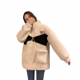 Lös Jacka Dam Fleece Coat Dam Trend