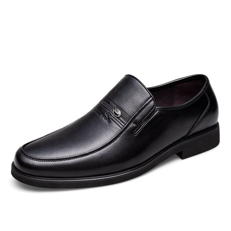 Klänning Skor Herr Läder Business Casual Höst Och Vinter Andas Mjuk Sula Bekväma Loafers Formell