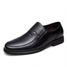 Klänning Skor Herr Läder Business Casual Höst Och Vinter Andas Mjuk Sula Bekväma Loafers Formell