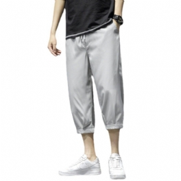 2024 Nya Cropped Byxor Shorts Herr Trend Rak Sport Casual