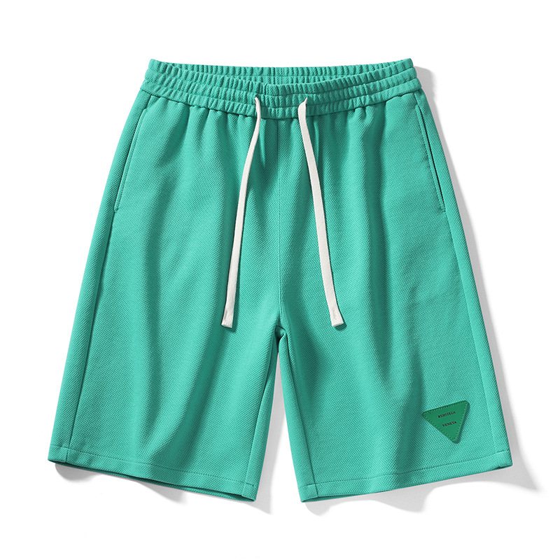 2024 Sommar Grön Triangelsömmar Twill Sport Casual Shorts Herr