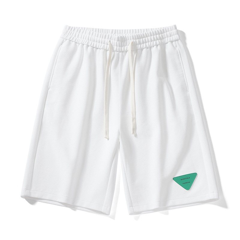 2024 Sommar Grön Triangelsömmar Twill Sport Casual Shorts Herr