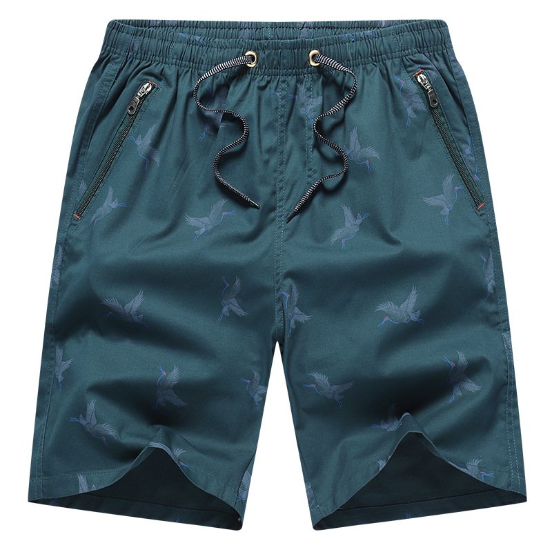 Bomullsshorts Herr Summer Five Points Thin Beach Lös Casual