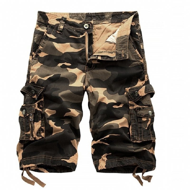 Camouflage Shorts Herr Arbetskläder Five Points Sport Fritid Beach