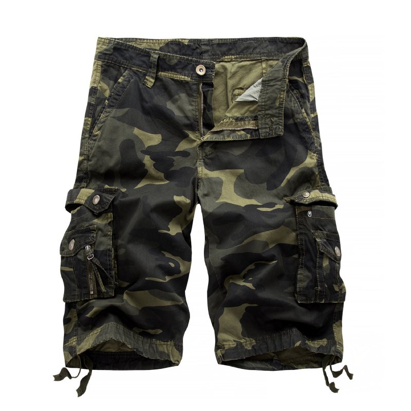 Camouflage Shorts Herr Arbetskläder Five Points Sport Fritid Beach