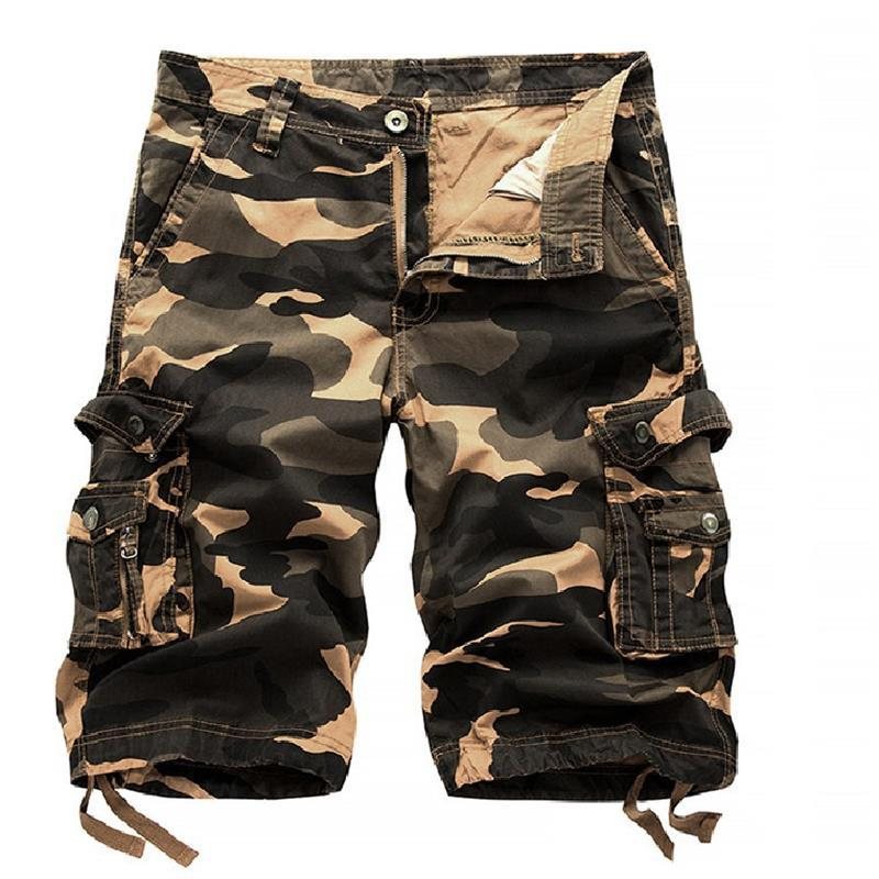 Camouflage Shorts Herr Arbetskläder Five Points Sport Fritid Beach