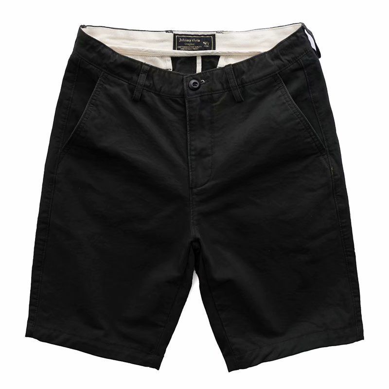 Cargo Shorts Enfärgad Mode Trend Fempunkts Casual Byxor