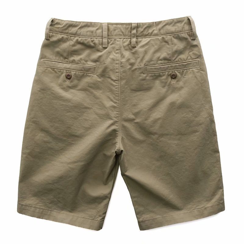 Cargo Shorts Enfärgad Mode Trend Fempunkts Casual Byxor