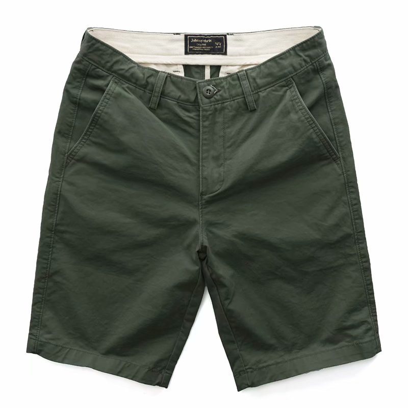 Cargo Shorts Enfärgad Mode Trend Fempunkts Casual Byxor