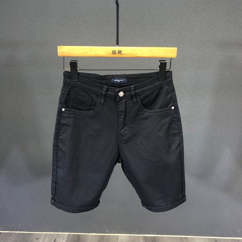 Casual Jeans Vår Sommar 2024 Nya Sports Cropped Byxor Herrshorts