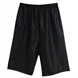 Herrbyxor Shorts Beskurna Byxor Elastisk Midja Casual Rak