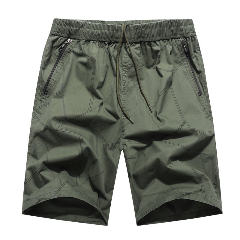 Herrshorts Summer Loose Five Points Casual Bomull