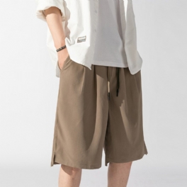 Lösa Shorts Herr Sommar Tunn Sport Khaki Six Points Casual