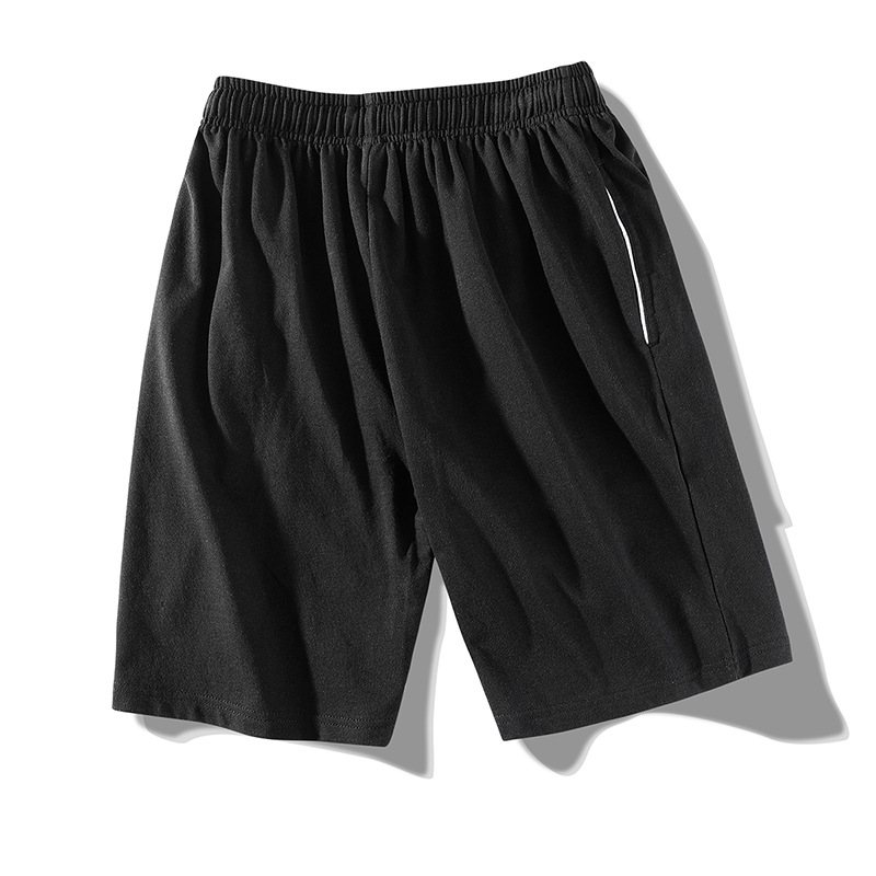 Mäns Sportshorts Lösa Raka Tunna Avsnitt Strand Casual Fem Poäng Trend