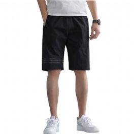 Nya Casual Shorts För Män Trendigt Mode Stretch Andas Sport Fem Poäng