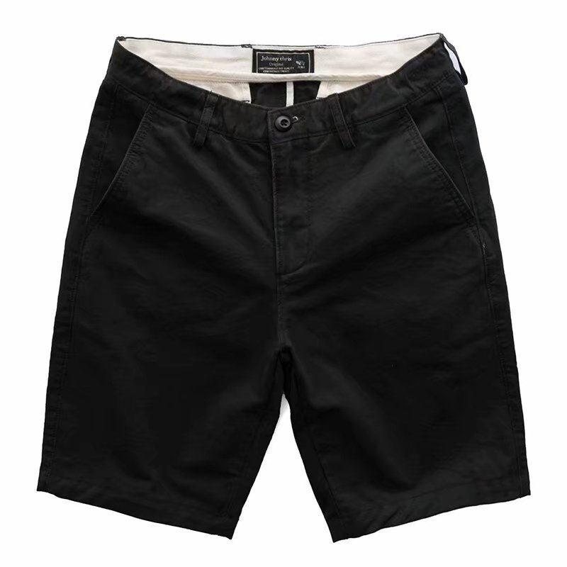 Resår Midja Casual Shorts 2024 Sommar Nya Män Enfärgad Trendig Tether