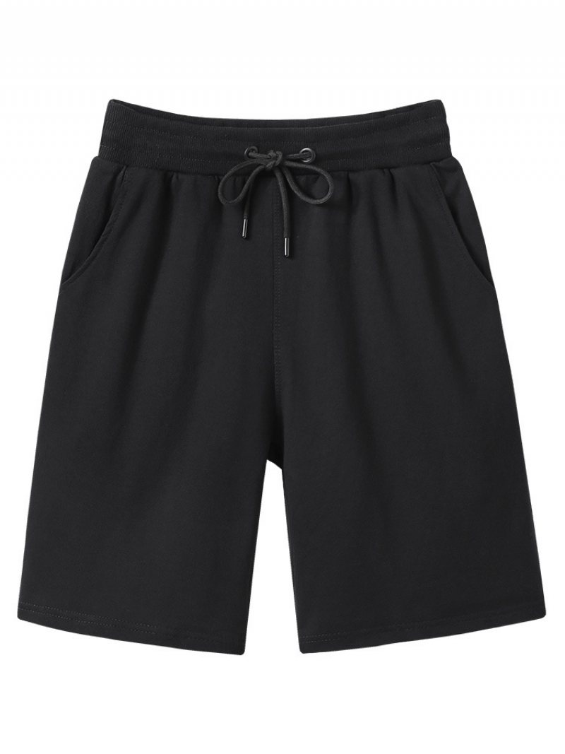 Sommar Bomull Andas Casual Shorts Herr Nya Trend Strand Fem Poäng