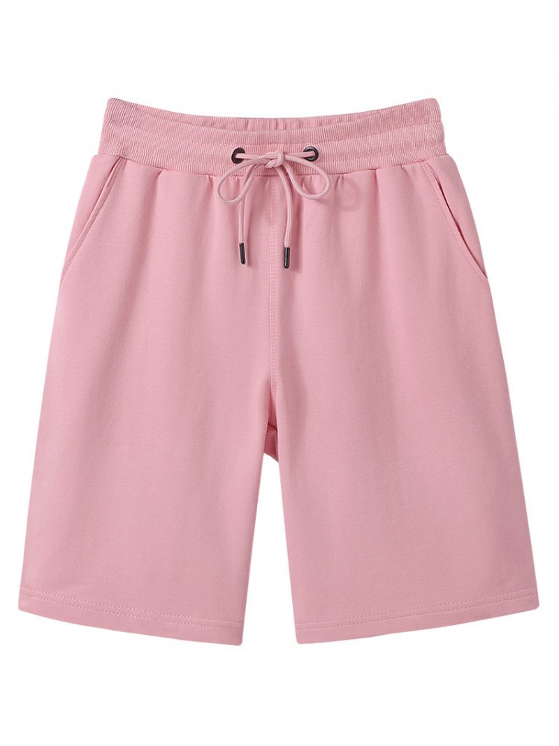 Sommar Bomull Andas Casual Shorts Herr Nya Trend Strand Fem Poäng