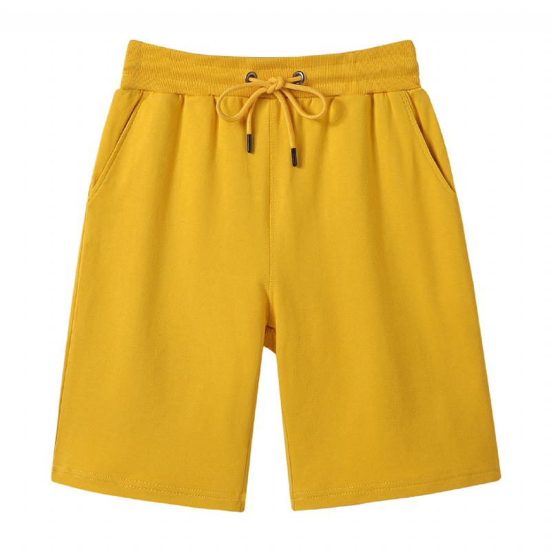 Sommar Bomull Andas Casual Shorts Herr Nya Trend Strand Fem Poäng