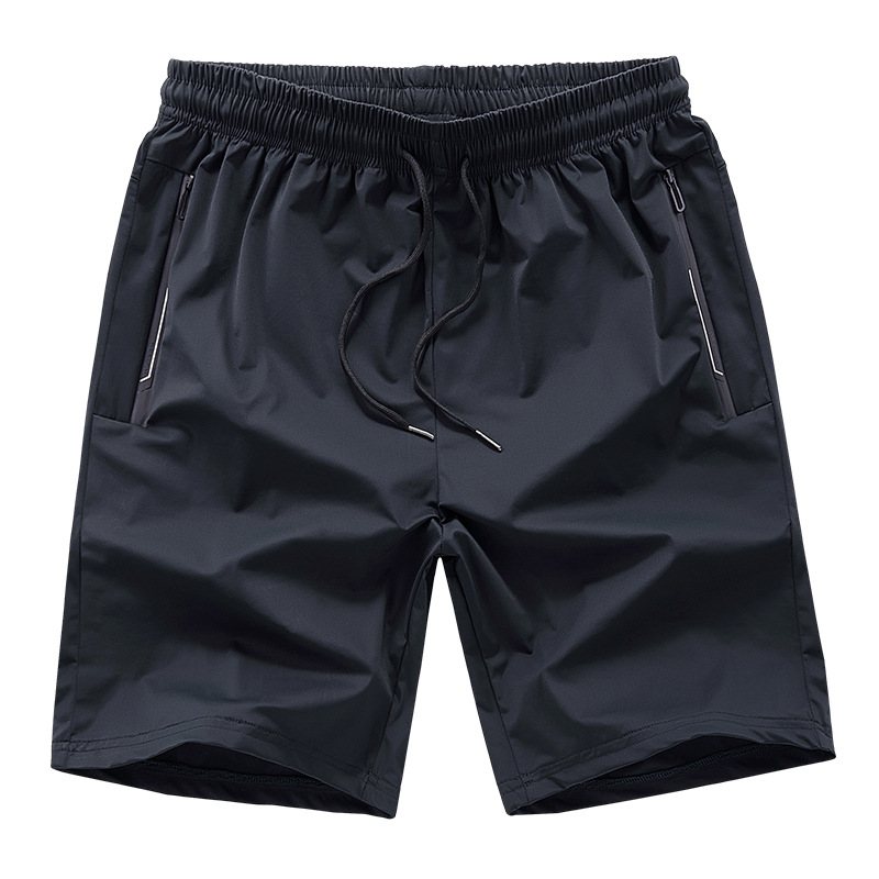 Sommar Fempunkts Lösa Elastiska Sportshorts För Män