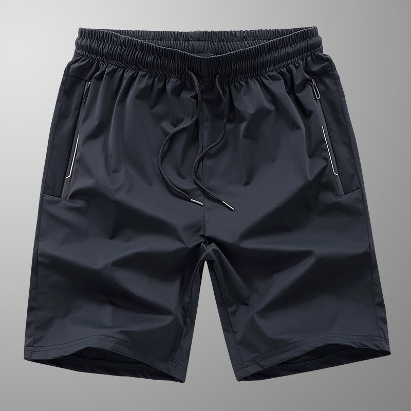 Sommar Fempunkts Lösa Elastiska Sportshorts För Män