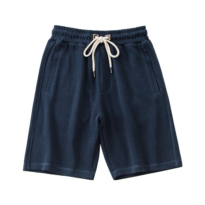 Stickade Cropped Pants Herr Sommar Casual Shorts Sport Guard Arbetskläder