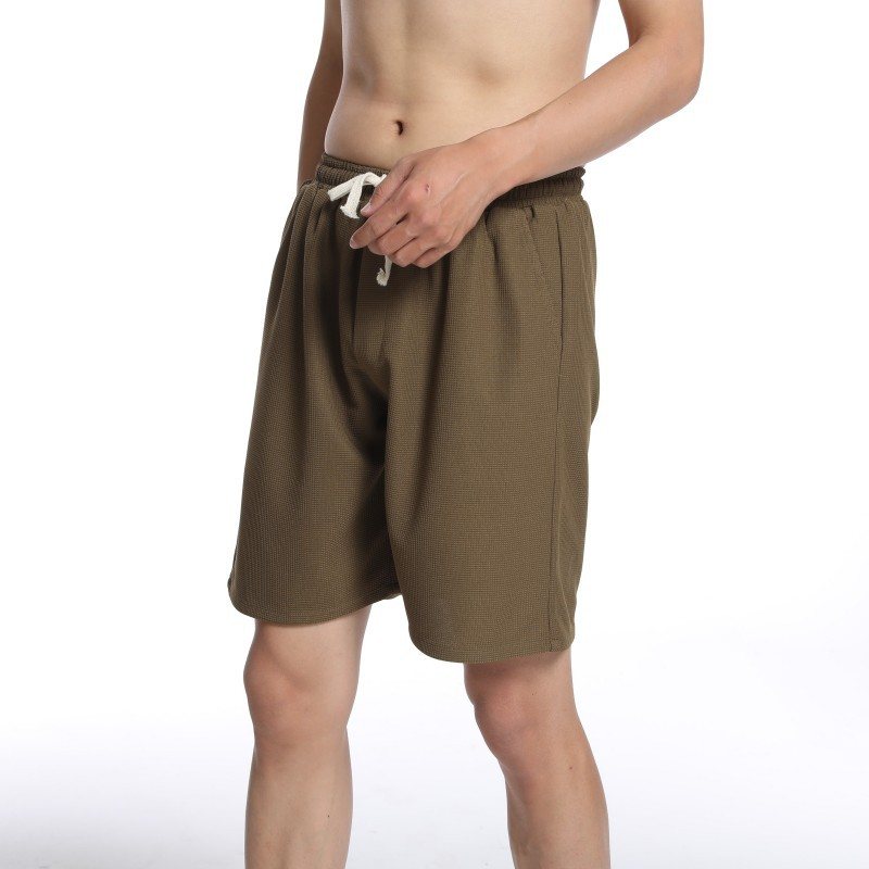 Strandshorts För Män Lösiga Shorts Sport Stora Byxor Andas Enfärgade Cropped