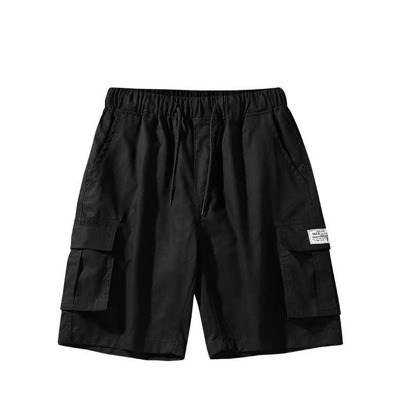 Summer Tooling Shorts Herr Nya Bomull Lös Casual Fem Poäng