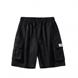 Summer Tooling Shorts Herr Nya Bomull Lös Casual Fem Poäng