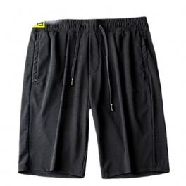 Sweatshorts För Män Beskuret Mesh Casual