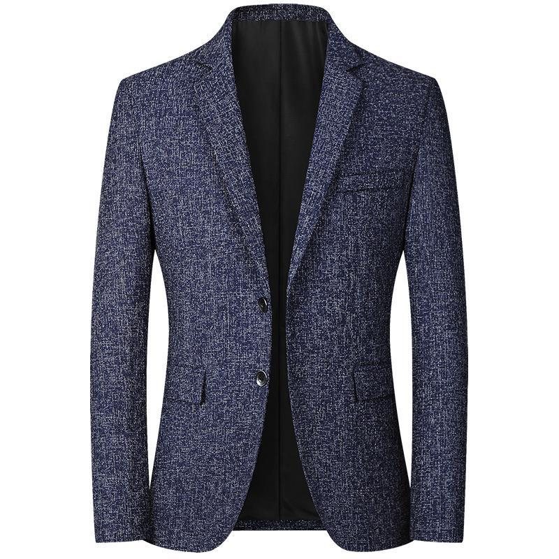 Blazers För Män Casual Spring Tunna Enkelknäppta Två Knappar