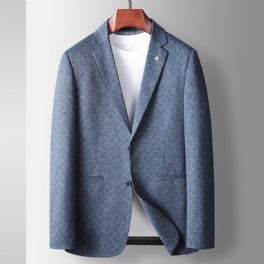 Casual Blazers För Män Våren Ny Enfärgad Slim Fit Jacka