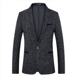 Höst Herr Casual Blazersblazers Slim Youth Coat Trendiga Toppar