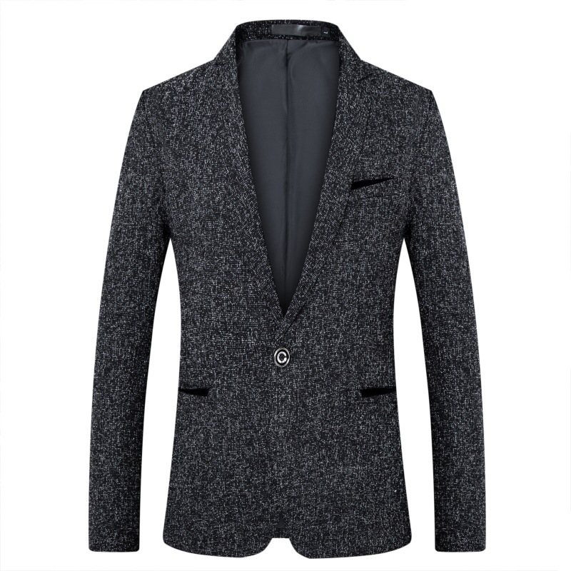 Höst Herr Casual Blazersblazers Slim Youth Coat Trendiga Toppar