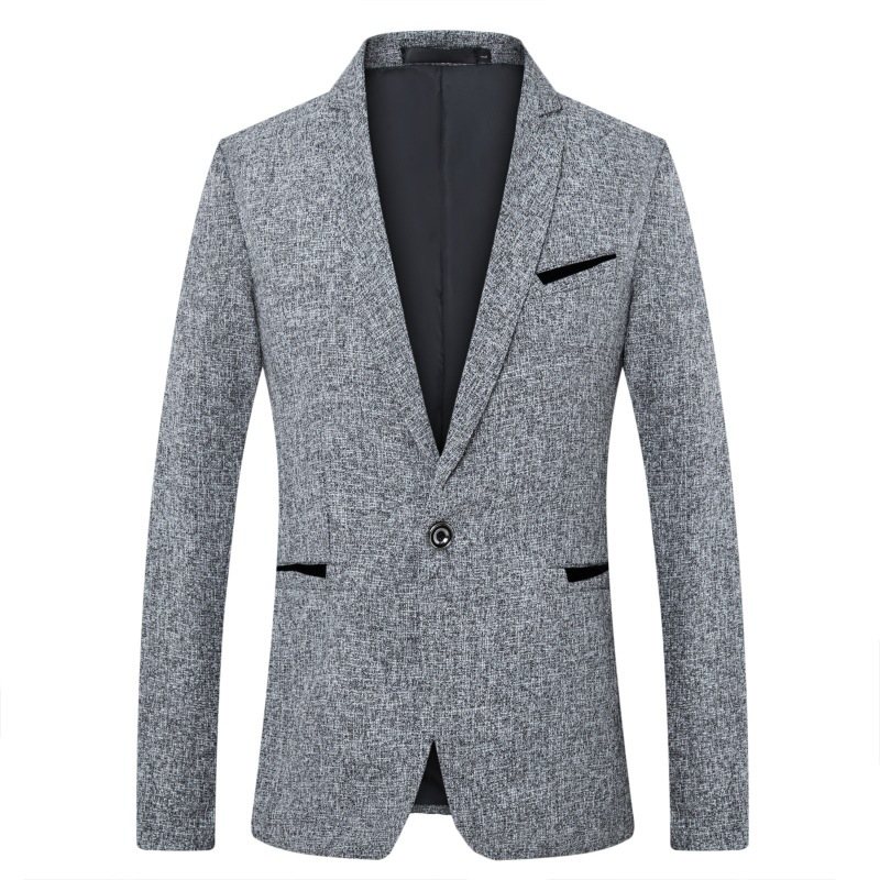 Höst Herr Casual Blazersblazers Slim Youth Coat Trendiga Toppar