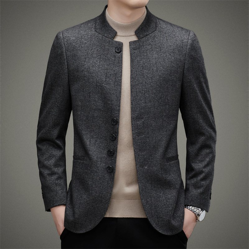 Men's Blazers Kappa Höst Retro Cardigan Stativ Krage Slim Fit Trend