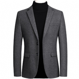 Ny Jacka Business Casual Herr Blazers Enkelrad Två Knappar