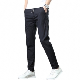 2024 Casual Stretch Sport Trend Mode Herr Byxor Tunn Sektion Slim Fit