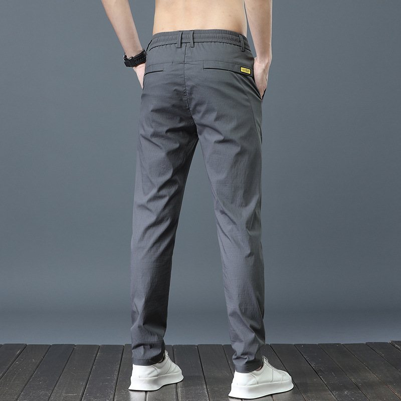 2024 Casual Stretch Sport Trend Mode Herr Byxor Tunn Sektion Slim Fit