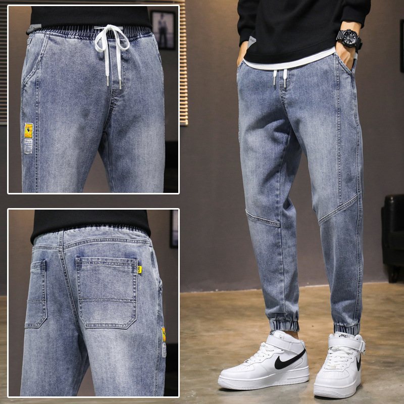 Cargo Jeans Herr Casual Byxor 2024 Raka