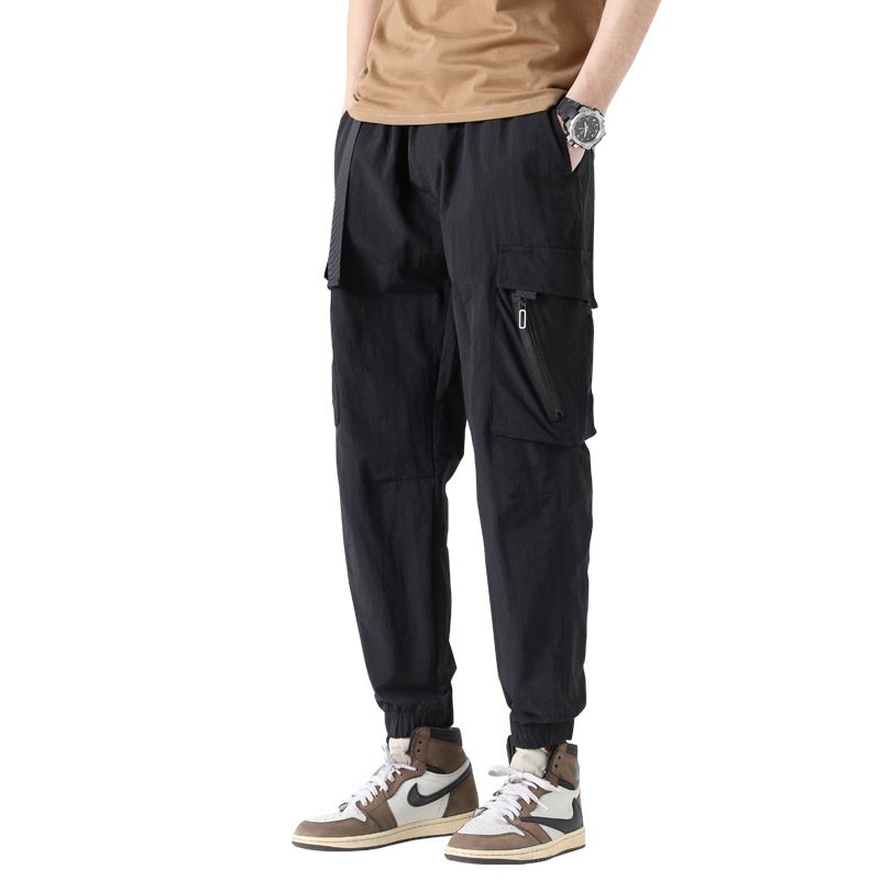 Casual Byxor Herr Loose Foot Beam Overall