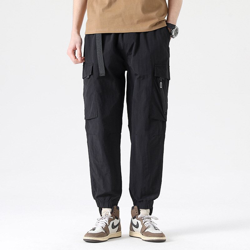 Casual Byxor Herr Loose Foot Beam Overall