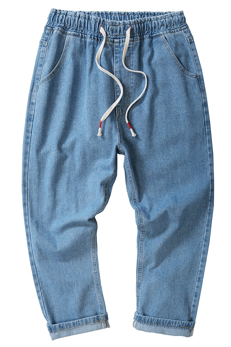 Jeans För Män Lösa Raka Ben Breda Ben