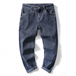 Jeans För Män Lösa Raka Byxor 2024 Casual