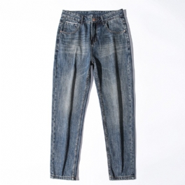 Jeans Herr Lösa Raka Retrobyxor Casual