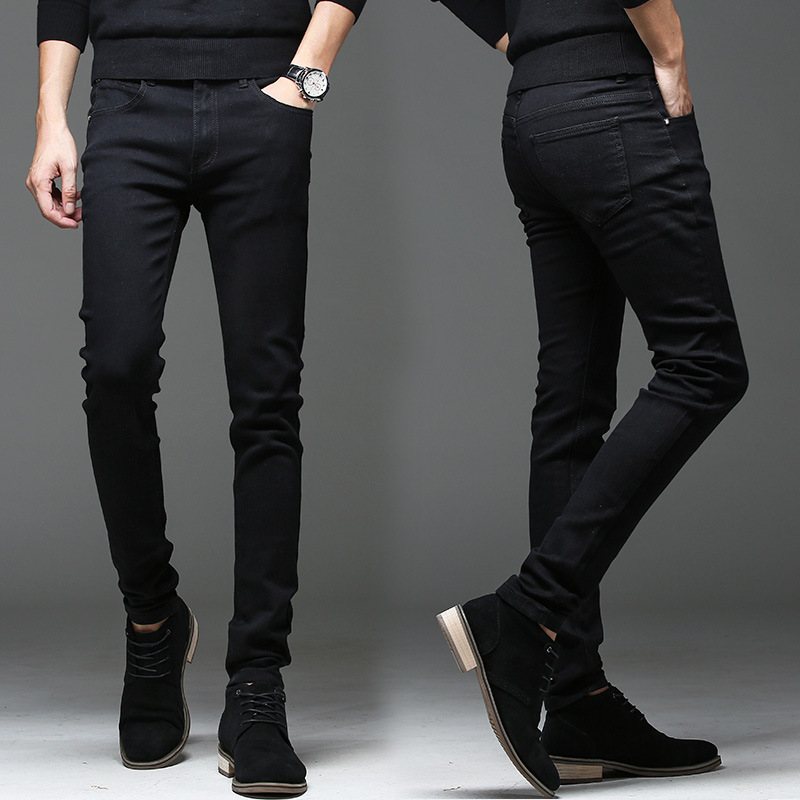 Jeans Herr Slim Fit Casual Vinterbyxor