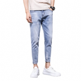 Trend Jeans För Män Casual Tunna