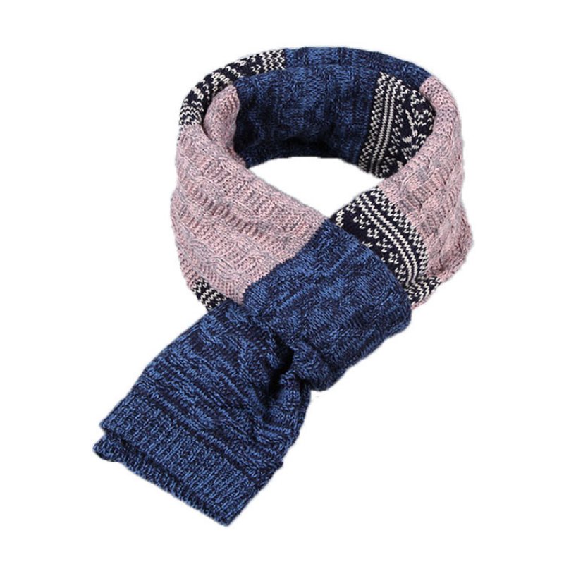 Herrscarf Höst Och Vinter Ny Twist Scarf Par Varm Ullscarf